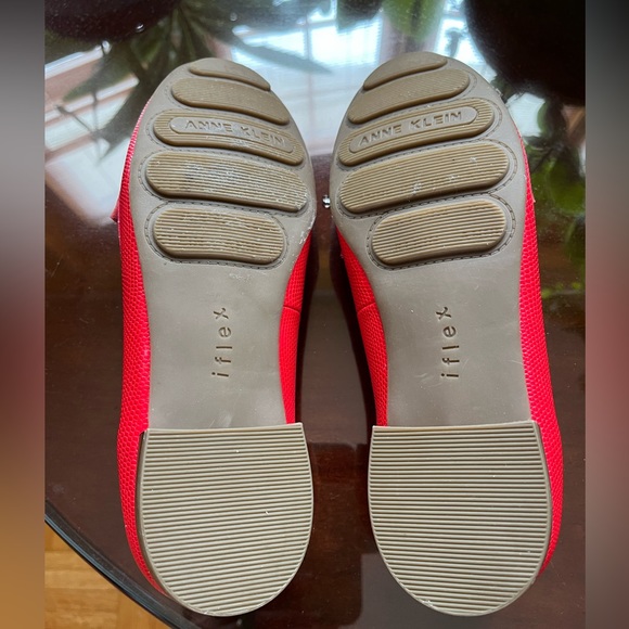 Anne Klein Red Orange Iflex Loafer Flat shoes in Size 8 - Picture 3 of 4